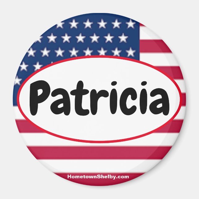 Patricia Patriotic Magnet (Framsidan)