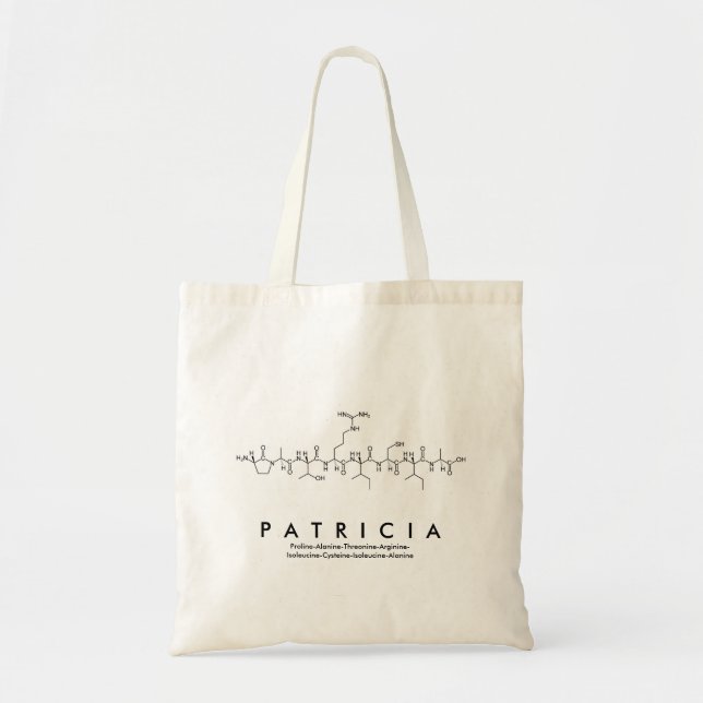 Patricia peptide namn säck tygkasse (Framsidan)