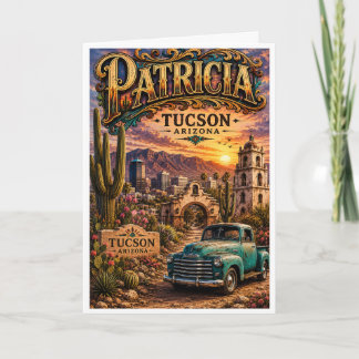 Patricia Tucson Arizona Personlig Sydvästlig Kort