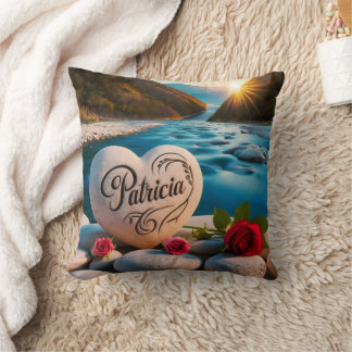 Patricias River Heart Kudde