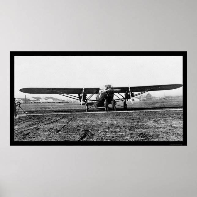 Patricien, det största passagerarplanet 1929 poster (Framsidan)