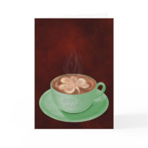 Patrick-dagen Cappuccino Art