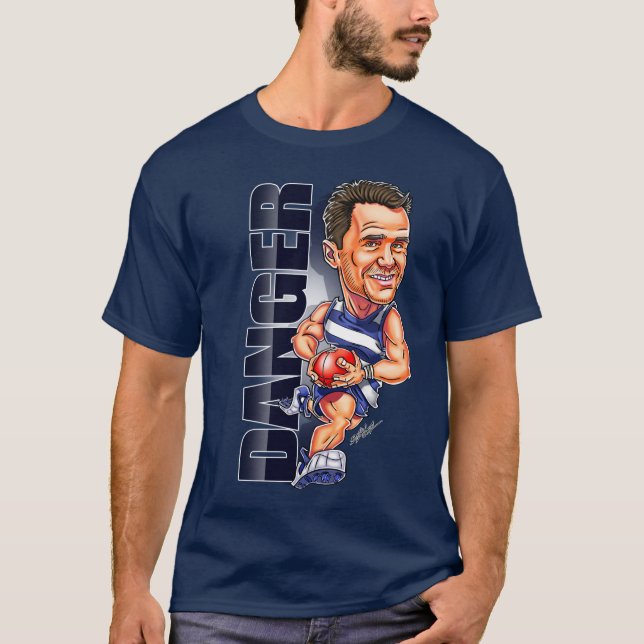 Patrick Dangerfield T-Shirt - AFL - Geelong Cats (Framsida)