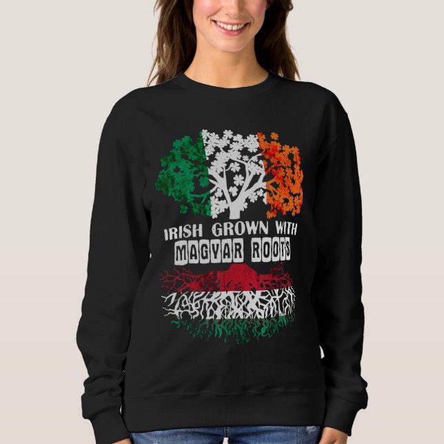 Patrick Day irländska Irland root Magyar Ungern Fl T Shirt (Framsida)