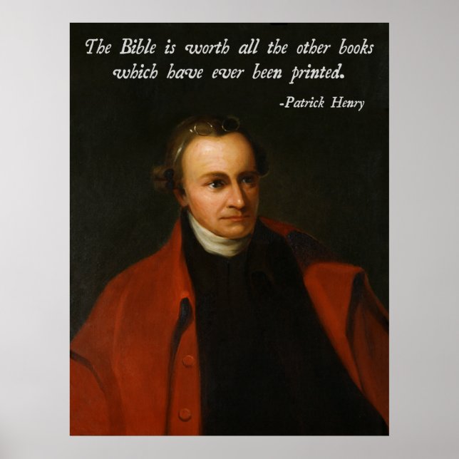 Patrick Henry Bible Poster (Framsidan)