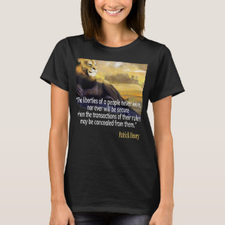 Patrick Henry-citat T Shirt