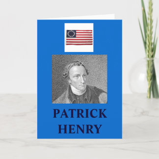 PATRICK HENRY CITATIONSTECKEN KORT