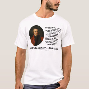 Patrick Henry misstanke är en offentlig frihet f Tröja