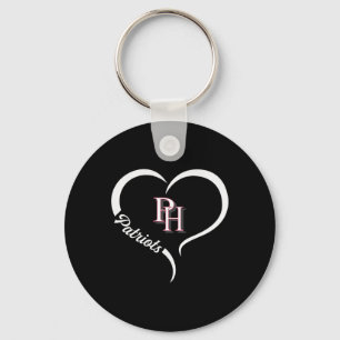 Patrick Henry Patriots Logotyp Haleart Slogan Hs Nyckelring