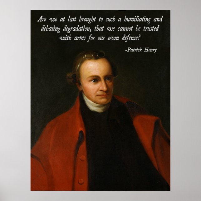 Patrick Henry Second Amendment Poster (Framsidan)