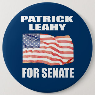 PATRICK LEAHY FÖR SENAT KNAPP