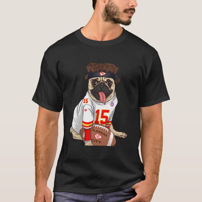Patrick Mahouts TShirtPug Mahoug T Shirt (Framsida)