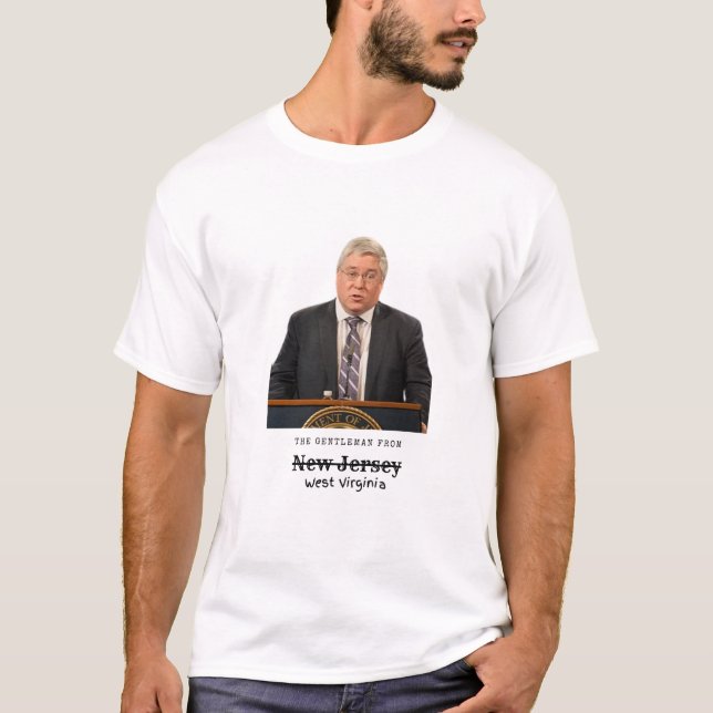 Patrick Morrisey "gentleman from New jersey" T Shirt (Framsida)