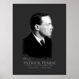 Patrick Pearse Påsk 1916 Irish Republican Poster