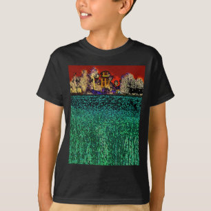 Patrick Ranch, Chico, CA (Röd och Grönt) T Shirt