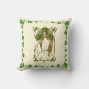 Patrick Shamrocks Religiösa Catholic Prayer Kudde