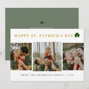 Patrick's Day 3 Photo Julkort