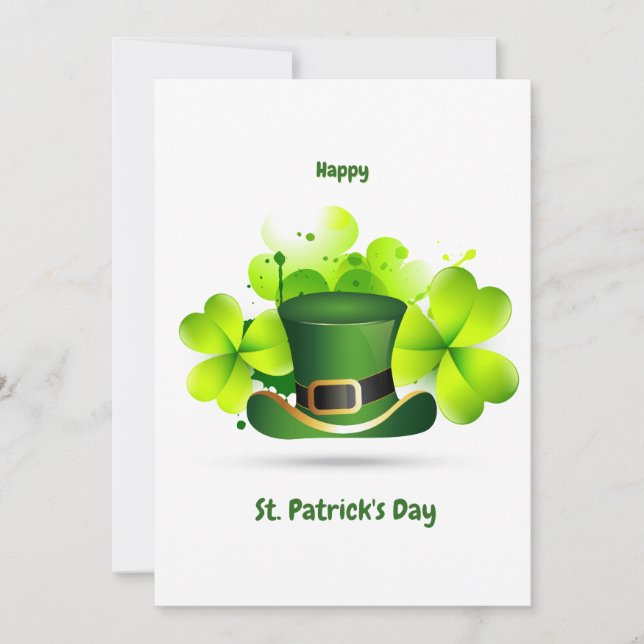 Patrick's Day Classic Julkort (Framsida)