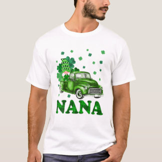 Patricks Day Gnome Nana Play T Shirt