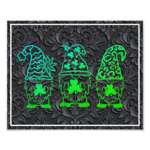 Patrick's Day Gnomes-60682 Fototryck