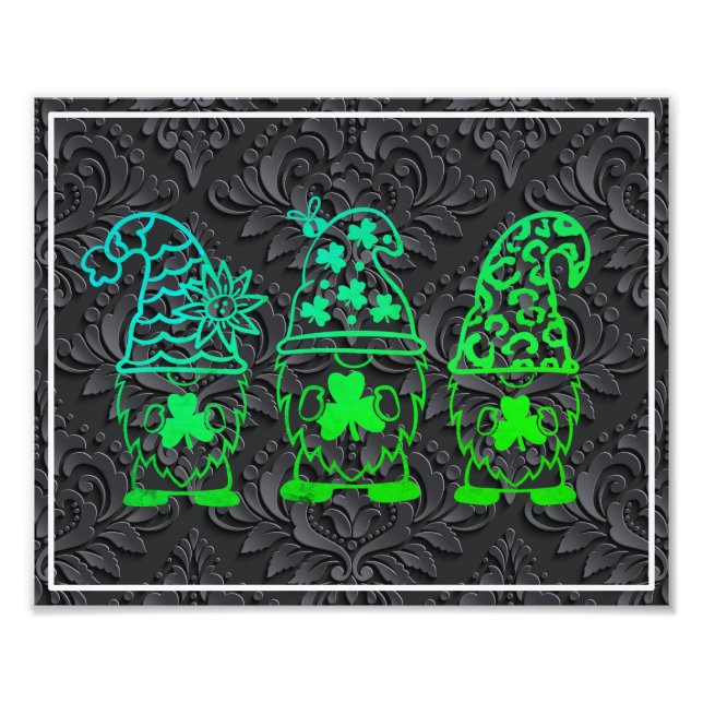 Patrick's Day Gnomes-60682 Fototryck (Framsidan)