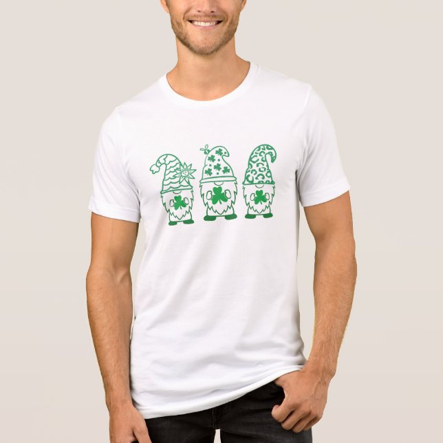 Patrick's Day Gnomes-60682 T Shirt (Framsida)