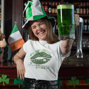 Patrick's Day Grönt Kiss, Mister Lucky T Shirt