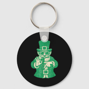 Patricks Day, Leprechauns Roliga 6 Meme Present Mä Nyckelring