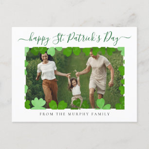 Patrick's Day Photo Helg Vykort