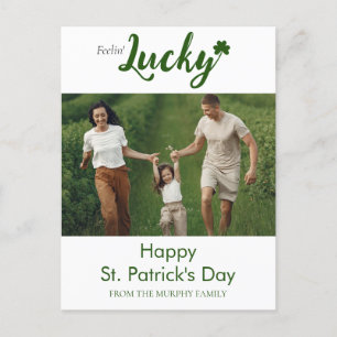 Patrick's Day Photo Helg Vykort