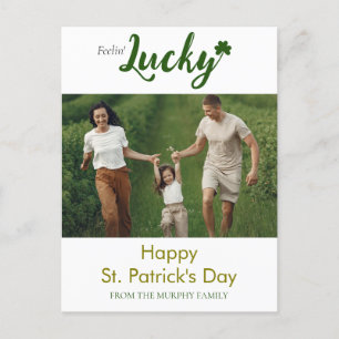 Patrick's Day Photo Helg Vykort