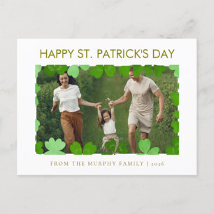 Patrick's Day Photo Helg Vykort