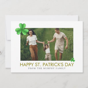 Patrick's Day Photo Julkort