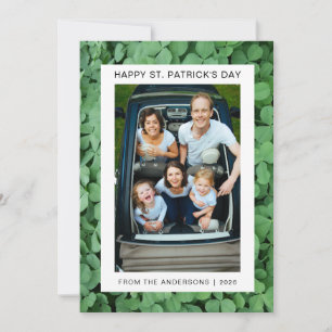 Patrick's Day Photo Julkort