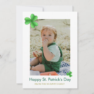 Patrick's Day Photo Julkort