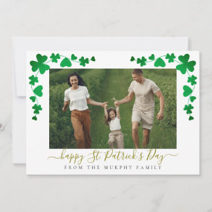 Patrick's Day Photo Julkort
