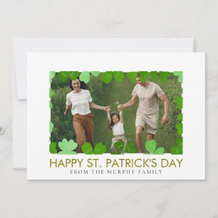 Patrick's Day Photo Julkort