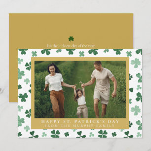 Patrick's Day Photo Julkort
