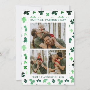 Patrick's Day Photo Julkort
