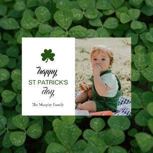 Patrick's Day Photo Julkort
