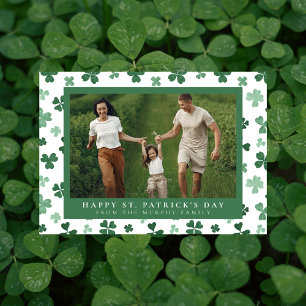 Patrick's Day Photo Julkort