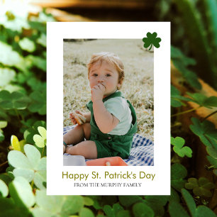 Patrick's Day Photo Julkort