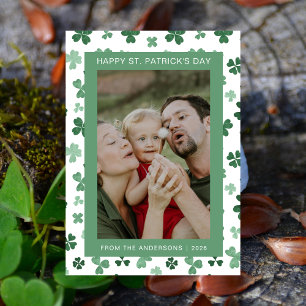 Patrick's Day Photo Julkort