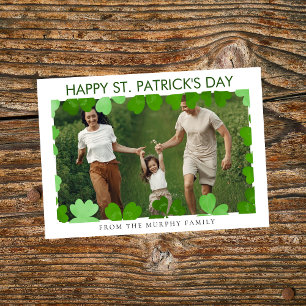 Patrick's Day Photo Julkort
