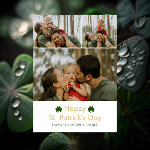 Patrick's Day Photo Julkort