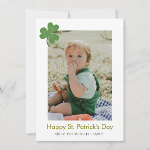 Patrick's Day Photo Julkort