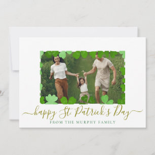 Patrick's Day Photo Julkort