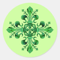 Patrick's Lucky Fleur de lis