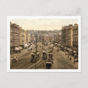 Patrick's Street, Kork City, Irland, 1800-talet Vykort