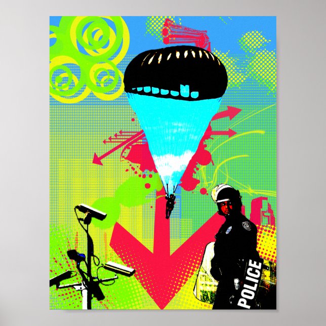 "Patriot Act" Canvas Poster (Framsidan)